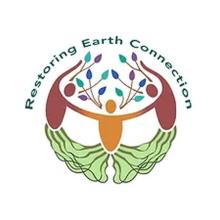 Restoring Earth Connection Logo - three dancers in circle