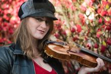 Efrat with her violin