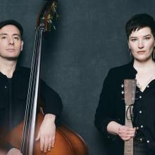 El Kleiner with guitar and Elie Brangbour with upright bass