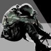 Image of a soldier in despair